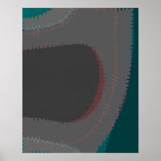 906 Die Welt ist abstrakt Poster