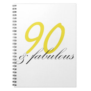 90 & Fabulous Notizblock