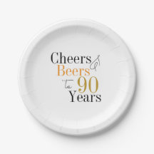 90. Geburtstag Cheers and Biere Minimales Party