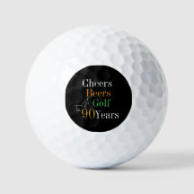 90. Geburtstag Cheers Beers Golf Party