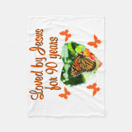 90. GEBURTSTAG FLEECEDECKE