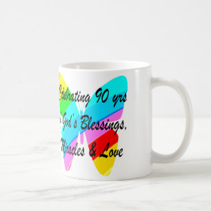90. GEBURTSTAG KAFFEETASSE