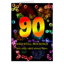 90. Geburtstag noch rockend