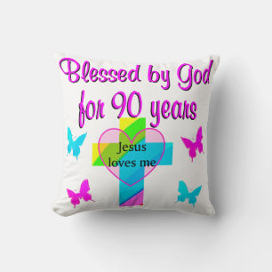 90. GEBURTSTAG PRAYER KISSEN