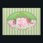 90. Geburtstagseinladung, Frauen mit Blume Einladung<br><div class="desc">Siehe dasselbe/ähnliche Bild in anderen Kategorien für Karten und andere Produkte</div>