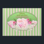 90. Geburtstagseinladung, Frauen mit Blume Einladung<br><div class="desc">Siehe dasselbe/ähnliche Bild in anderen Kategorien für Karten und andere Produkte</div>