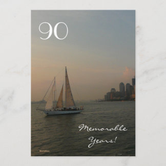90. Geburtstagsfeier/Segeln bei Sunset Einladung