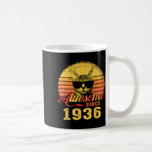 90. Geburtstagsgeschenk Großartig Seit 1936 90 Jah Kaffeetasse