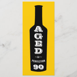 90. Geburtstagsparty Einladung im Alter zur Perfek