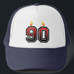 90. Geburtstagsparty Truckerkappe<br><div class="desc">90th Birthday Party Hat</div>