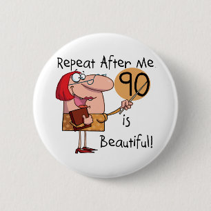 90 ist schöne T-Shirts und Geschenke Button