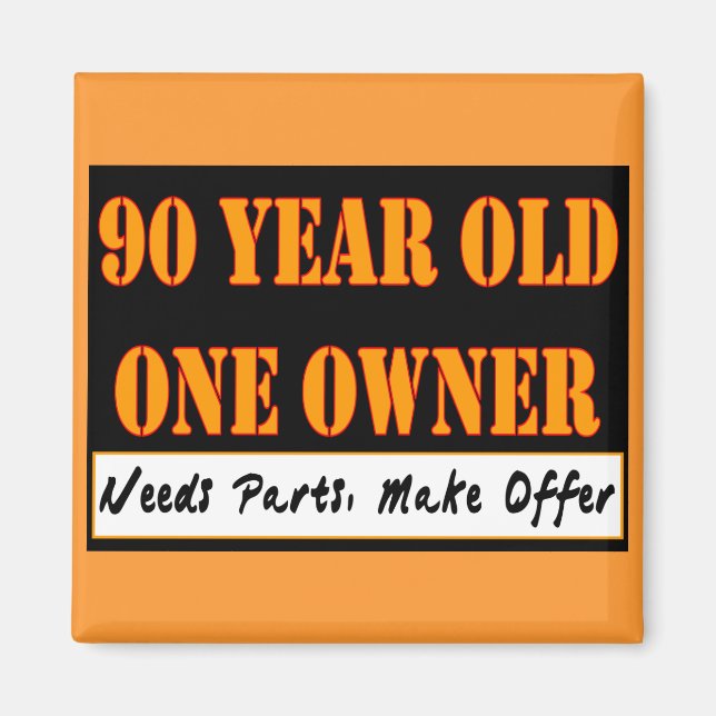 90 Jahre alt, ein Eigentümer - benötigt Teile, Ang Magnet (Vorne)