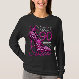 90 Jahre alte Geschenke High Heels Stechen in mein T-Shirt