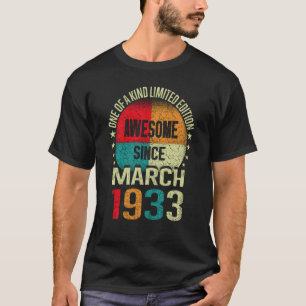 90 Jahre Phantastisch Seit März 1933 Vintag 90. Ge T-Shirt