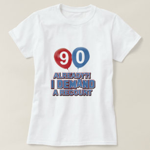 90. Jahrgeburtstagsentwürfe T-Shirt