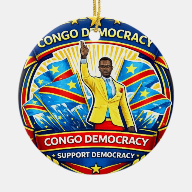 90 Minutes Without Moving – The Legendary Congo Fa Keramik Ornament (Vorne)