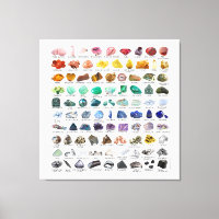90 Rainbow Rocks Crystal Collection Glossy Poster