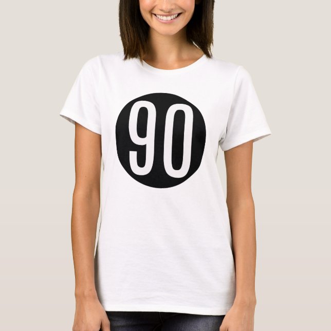 90 - Sportlich T-Shirt (Vorderseite)