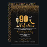 90 und eine fabelhafte Geburtstagseinladung für Fr Einladung<br><div class="desc">(1) Für weitere Anpassungen klicken Sie bitte auf den Link "Weitere Anpassungen" und verwenden Sie unser Design-Tool,  um diese Vorlage zu ändern. (2) Wenn Sie Thicker-Papiere / Matte Finish bevorzugen,  können Sie den Matte Paper Type auswählen. (3) Wenn Sie Hilfe benötigen,  kontaktieren Sie mich bitte.</div>