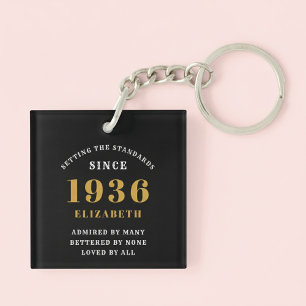 90e anniversaire 1936 Or noir personnalisé pour el