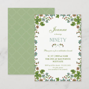 90e Invitation anniversaire, Ninetieth Style Vinta