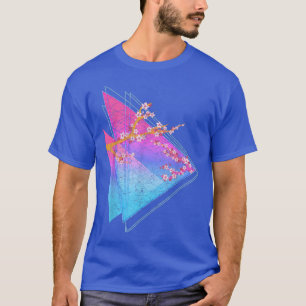 90er Art Sakura Blume Blossom Japan Vaporwave Cher T-Shirt