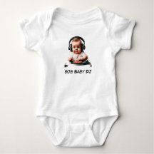 90er Baby DJ Body Anzug