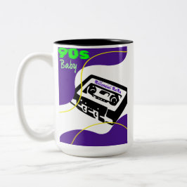 90er Baby Millennium MaMa Zweifarbige Tasse