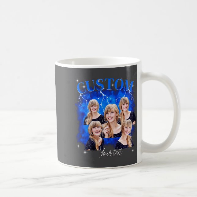 90er Bootleg Rap-Shirt Foto  Kaffeetasse (Rechts)