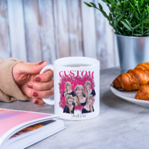 90er Bootleg-Rap-T-Shirt mit individuellem Foto Kaffeetasse