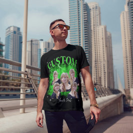 90er Bootleg Rap Tee Custom Foto T - Shirt