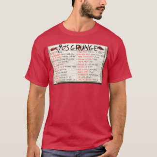 90er Grunge Rock Tape Cassette T-Shirt