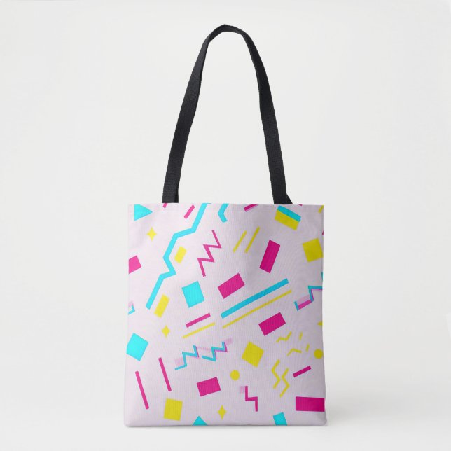 90er Hand Drawn Doodle Tasche (Vorderseite)