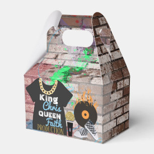 90er Hip Hop Baby Shower Gable Feve Box Geschenkschachtel