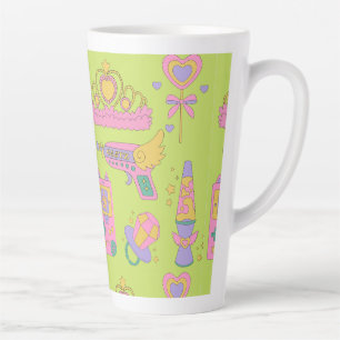 90er-Ikonen-Muster  Milchtasse