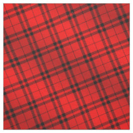 90er Inspiriert Kariertes Muster Grunge Red Black  Stoff