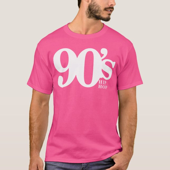 90er Jahre alte Schule Hip Hop T Shirt Rückschlag  (Vorderseite)