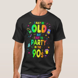 90er Jahre für Damen Rave Outfit & Extravagantes K T-Shirt