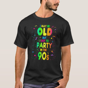 90er Jahre für Damen-Rave-Outfit & Extravagantes K T-Shirt