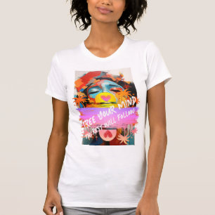 90er Jahre HIP HOP R&B GRATIS ABSTRAKTE GRAFIK T-Shirt