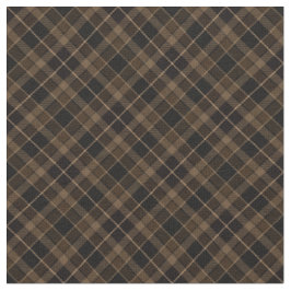90er Jahre Kariertes Muster Brown Grunge Earthy Da Stoff