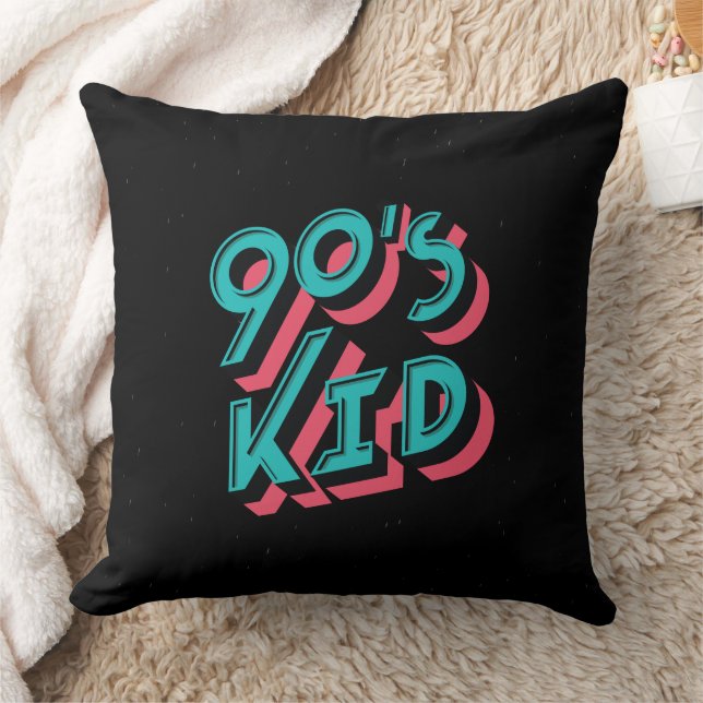 90er-Jahre-Kind Kissen (Decke)