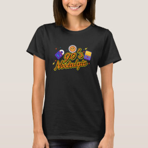 90er Jahre nostalgische 90er Musikkassette Mixtape T-Shirt