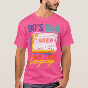 90er Jahre RB ist meine Liebe Sprachmusik für Men  T-Shirt