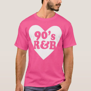 90er Jahre RB Liebe Heart Rnb Music T-Shirt