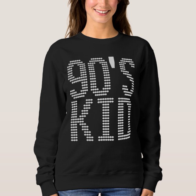 90er-Kind-Kostüm Sweatshirt (Vorderseite)