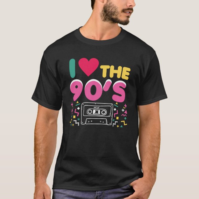 90er Liebe der Ausstattungs-I die Neunzigerjahre T-Shirt (Vorderseite)