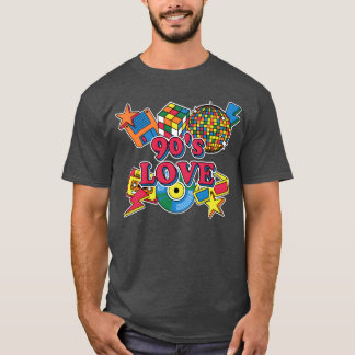 90er Liebe Rad Retrohrowback Vintage 1990 Sprüche  T-Shirt