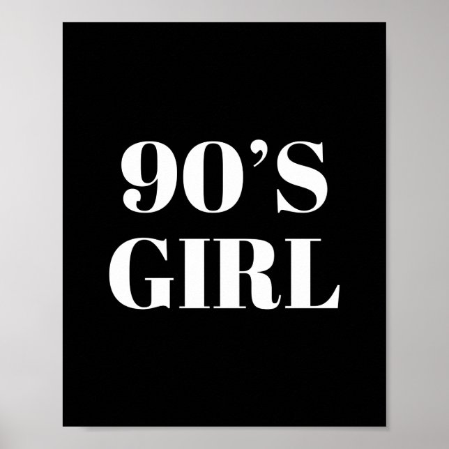 90er-Mädchen Poster (Vorne)