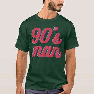90er Mann gelber Junge T-Shirt